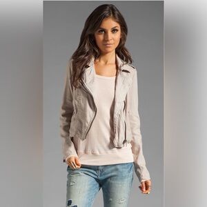 Buckle bomber jacket in size medium
